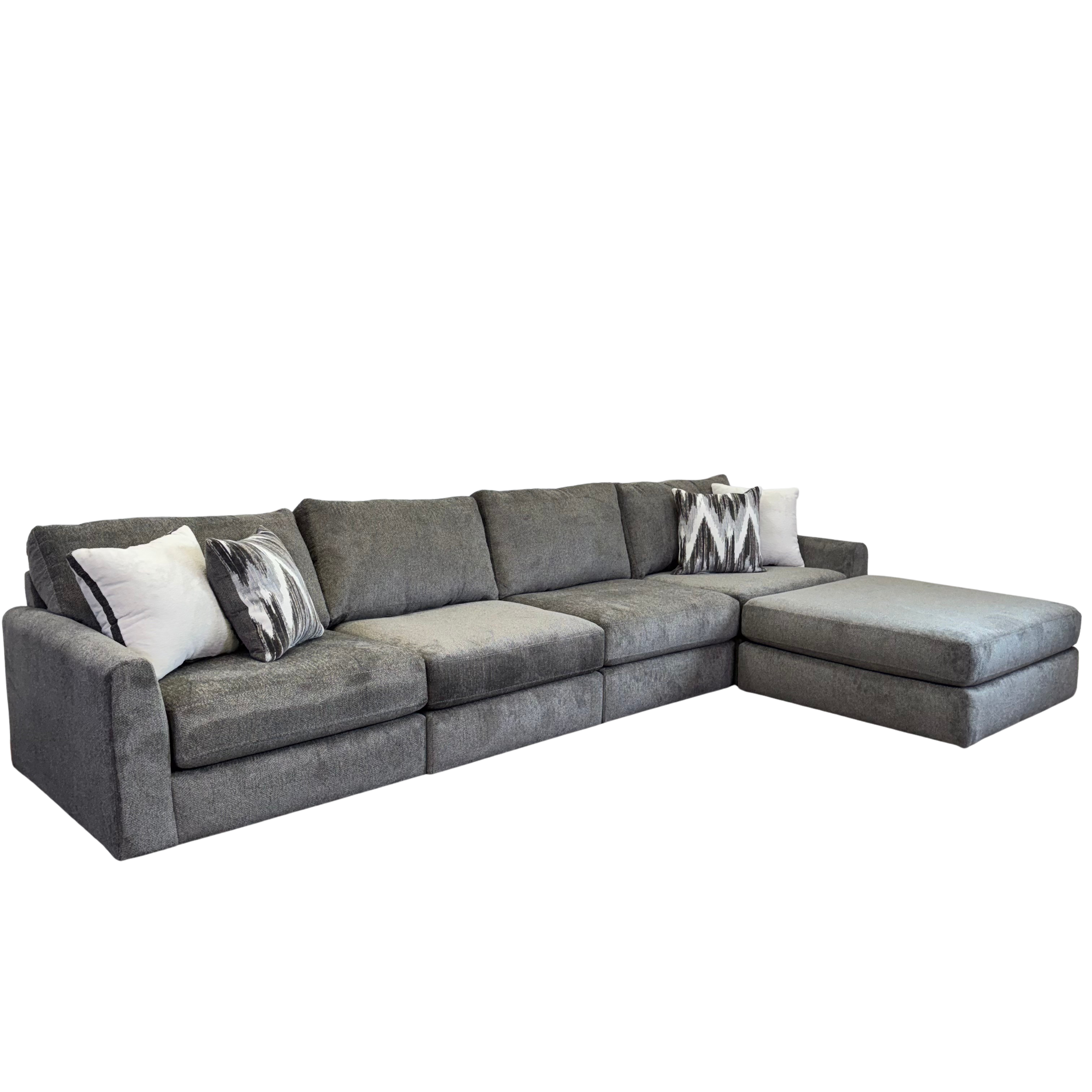 Avery Modular Sectional In Slate Gray (Customizable)