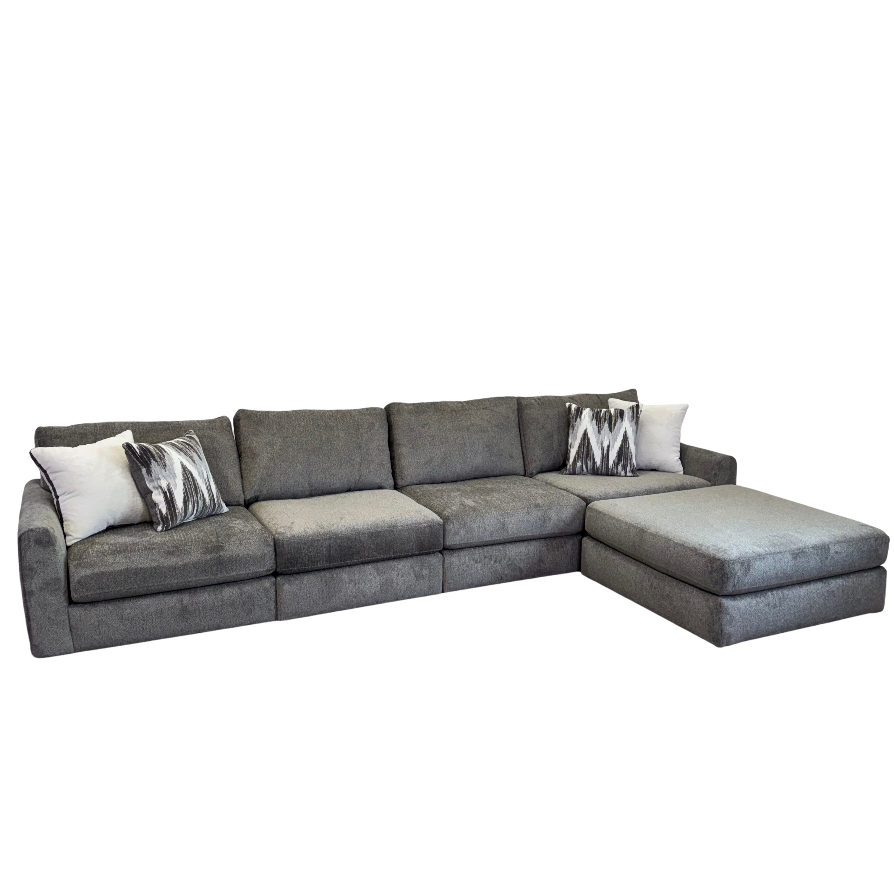 Avery Modular Sectional In Slate Gray (Customizable)