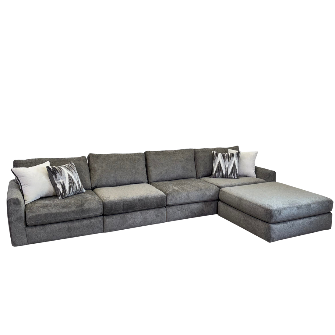 Avery Modular Sectional In Slate Gray (Customizable)
