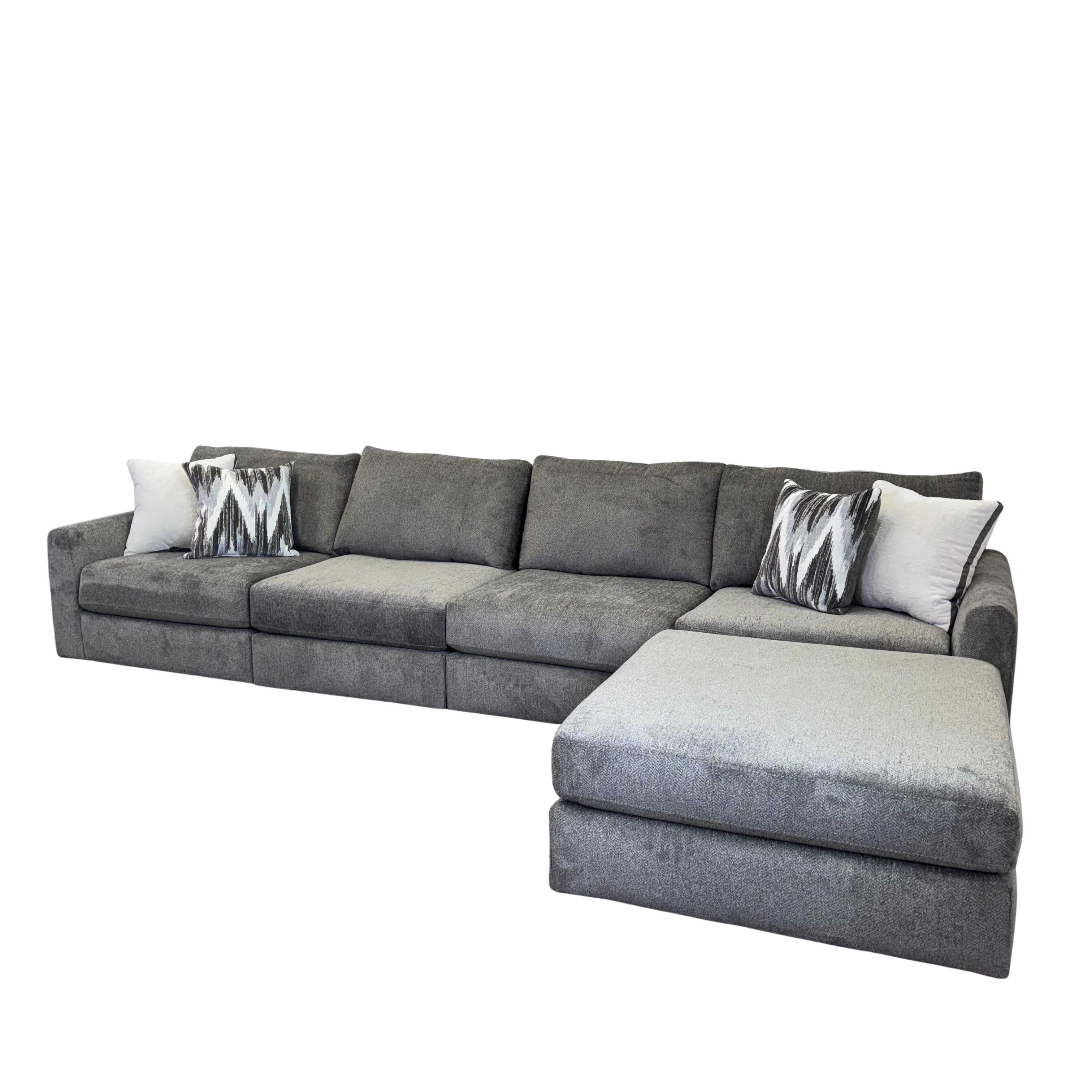 Avery Modular Sectional In Slate Gray (Customizable)