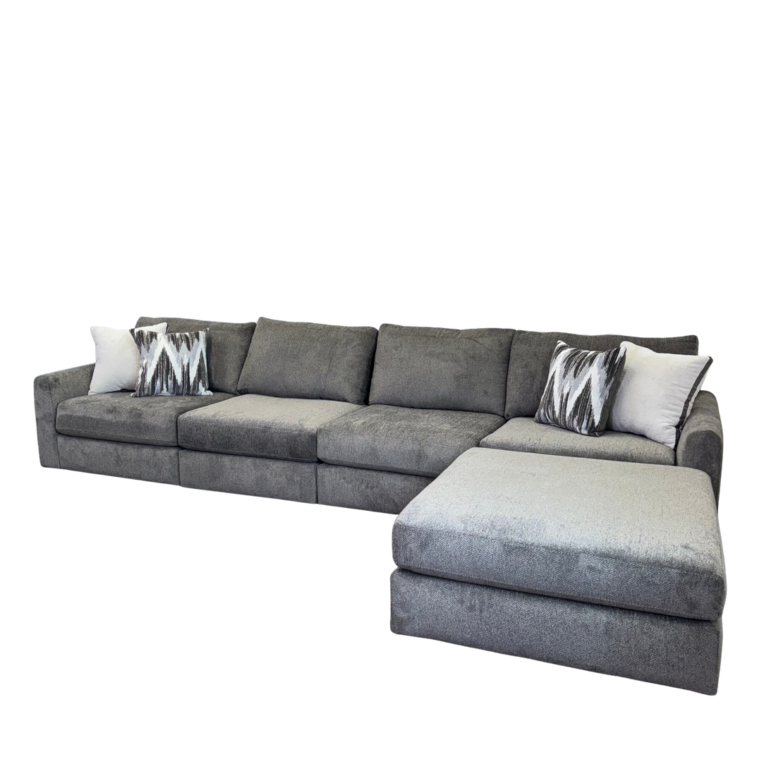 Avery Modular Sectional In Slate Gray (Customizable)
