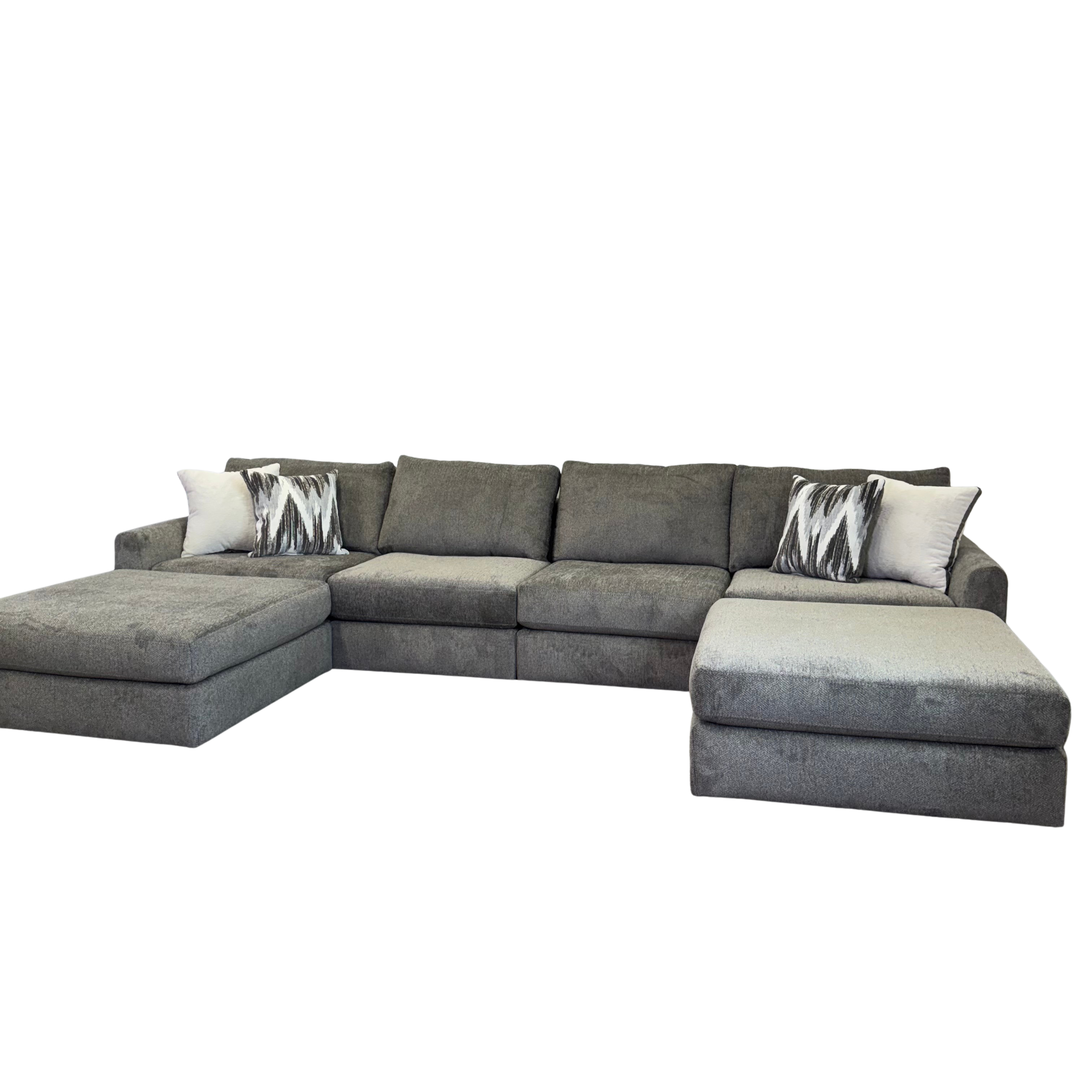 Avery Modular Sectional In Slate Gray (Customizable)