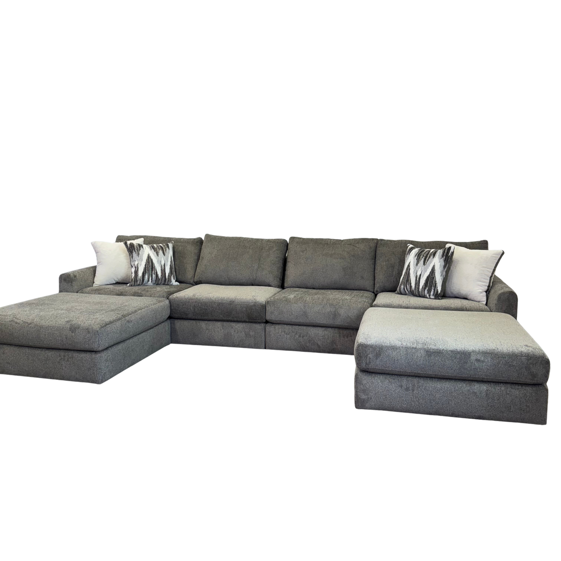 Avery Modular Sectional In Slate Gray (Customizable)