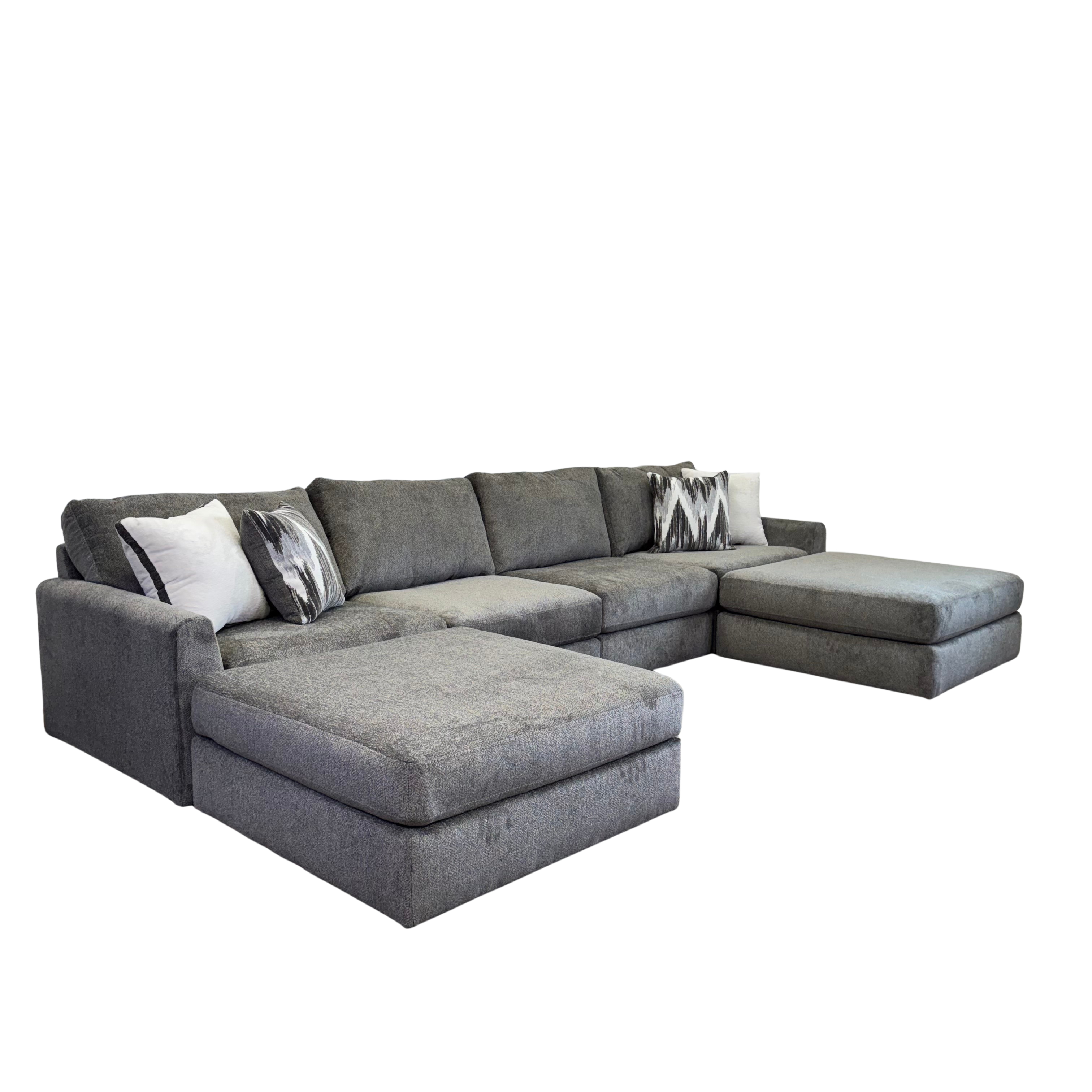 Avery Modular Sectional In Slate Gray (Customizable)