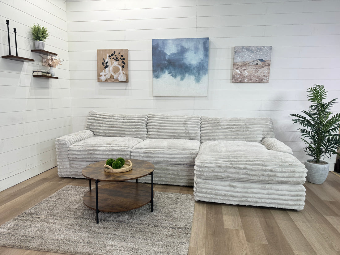 LAST ONE🚨 Julia Frost Oversized Corduroy Chaise Sectional
