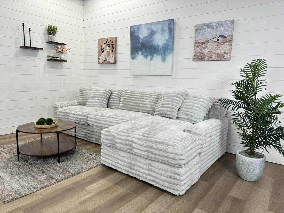 LAST ONE🚨 Julia Frost Oversized Corduroy Chaise Sectional