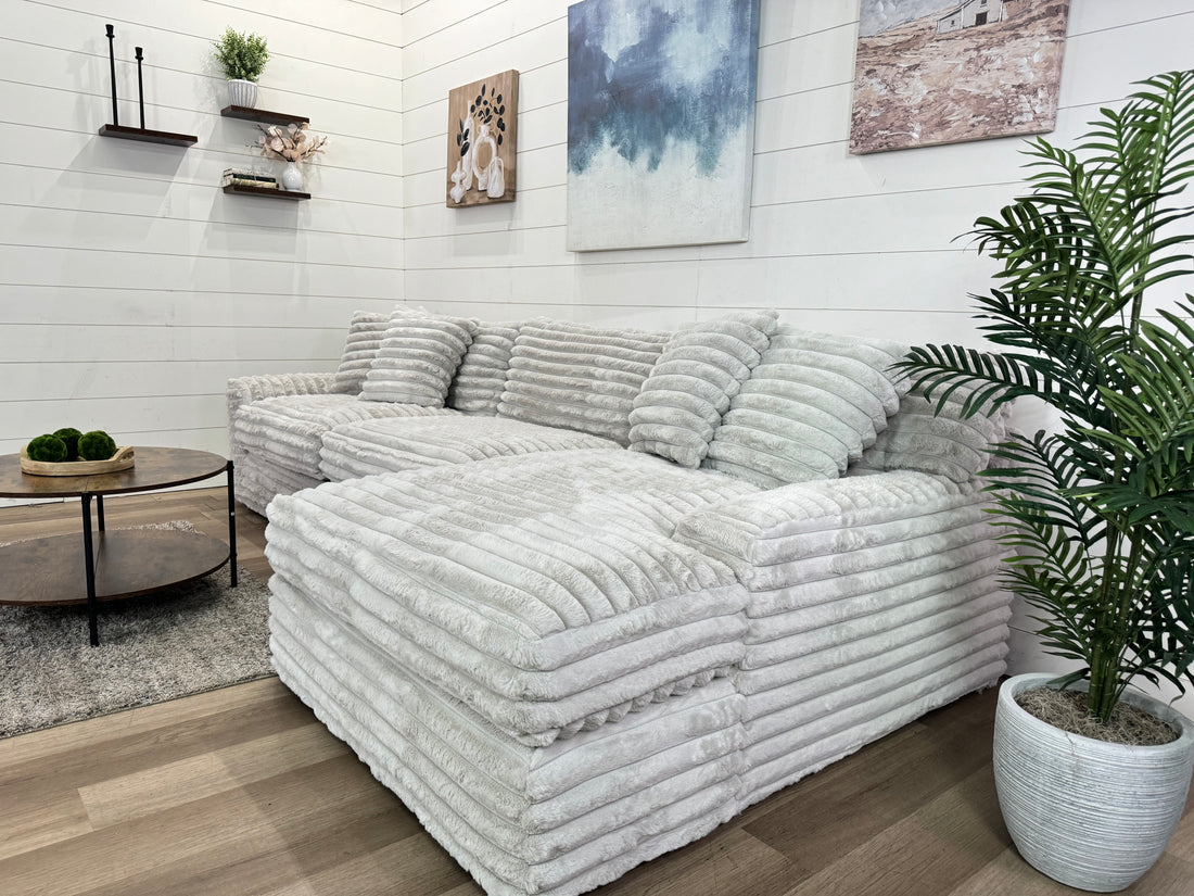 LAST ONE🚨 Julia Frost Oversized Corduroy Chaise Sectional