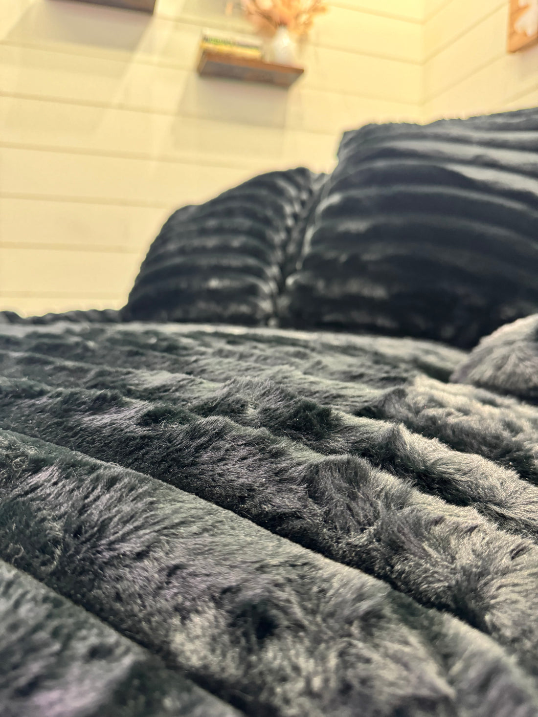 🚨CLEARANCE LAST ONE Julia Oversized Corduroy Chaise Midnight