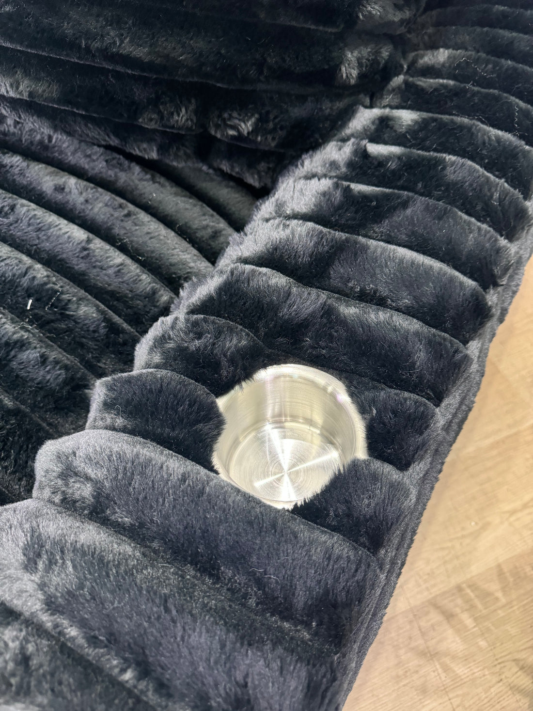 🚨CLEARANCE LAST ONE Julia Oversized Corduroy Chaise Midnight