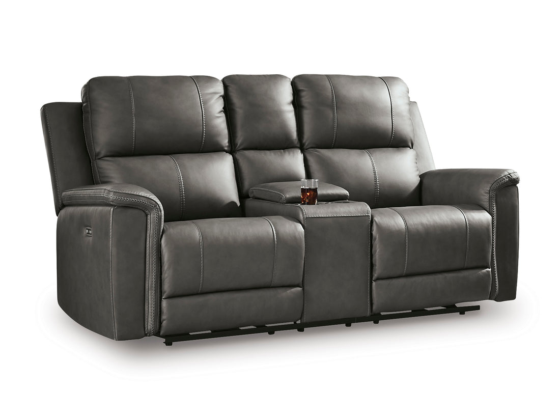 Maverick Sofa & Loveseat Set In Anchor