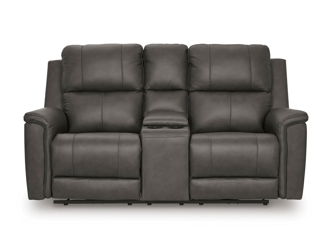 Maverick Sofa & Loveseat Set In Anchor