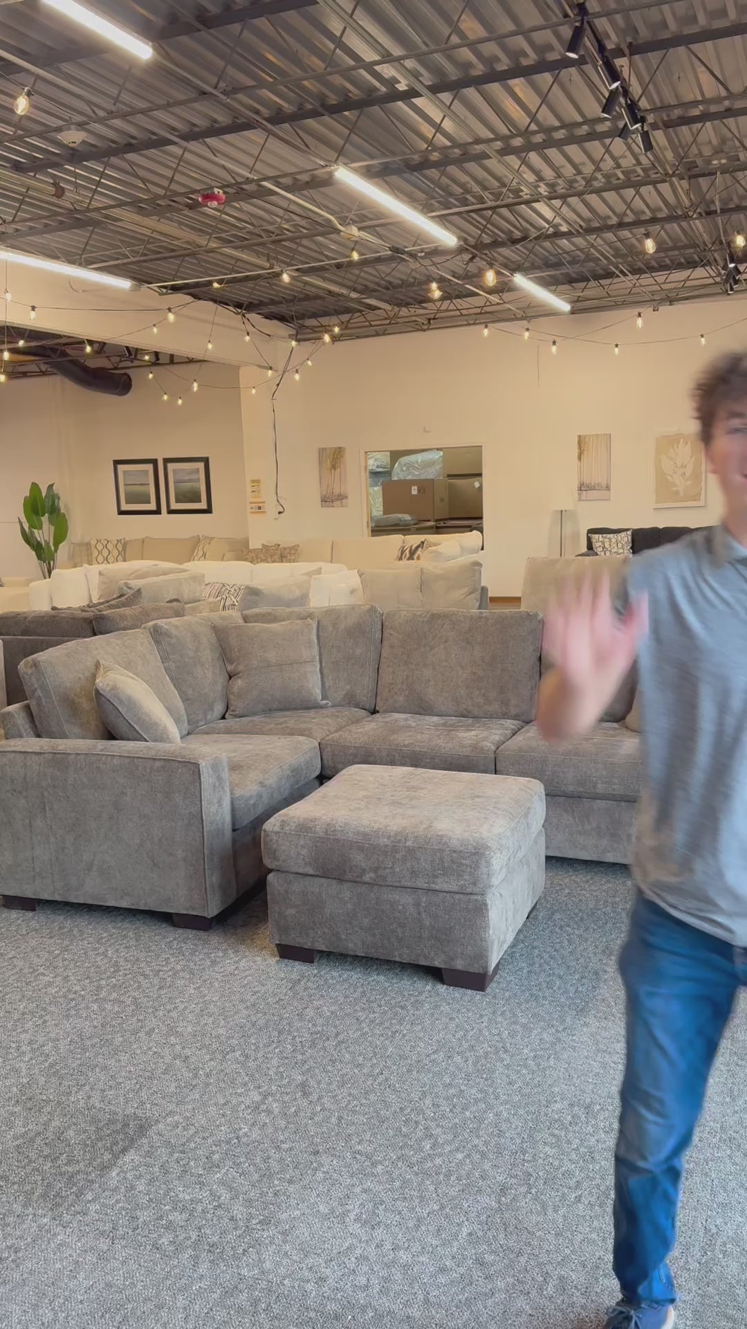 Haven Modular Mocha 5 Piece Sectional Sofa