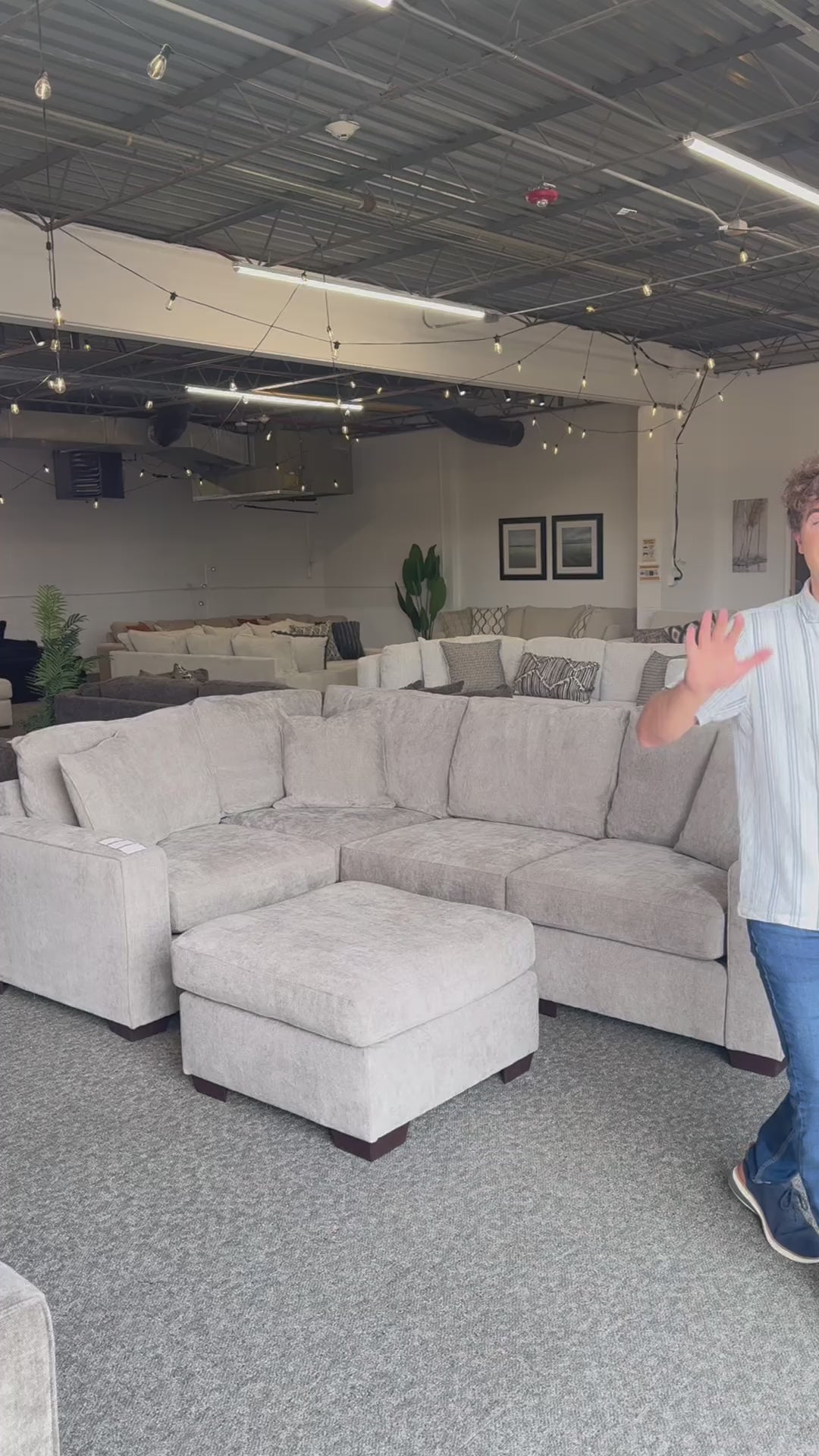 Haven Modular Ash 5 Piece Sectional Sofa