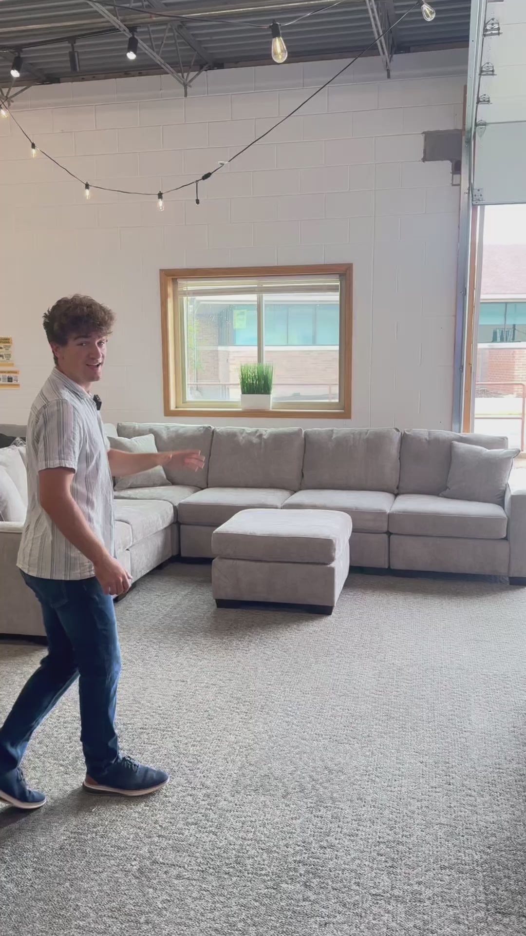 Haven Modular Ash 7 Piece Sectional Sofa