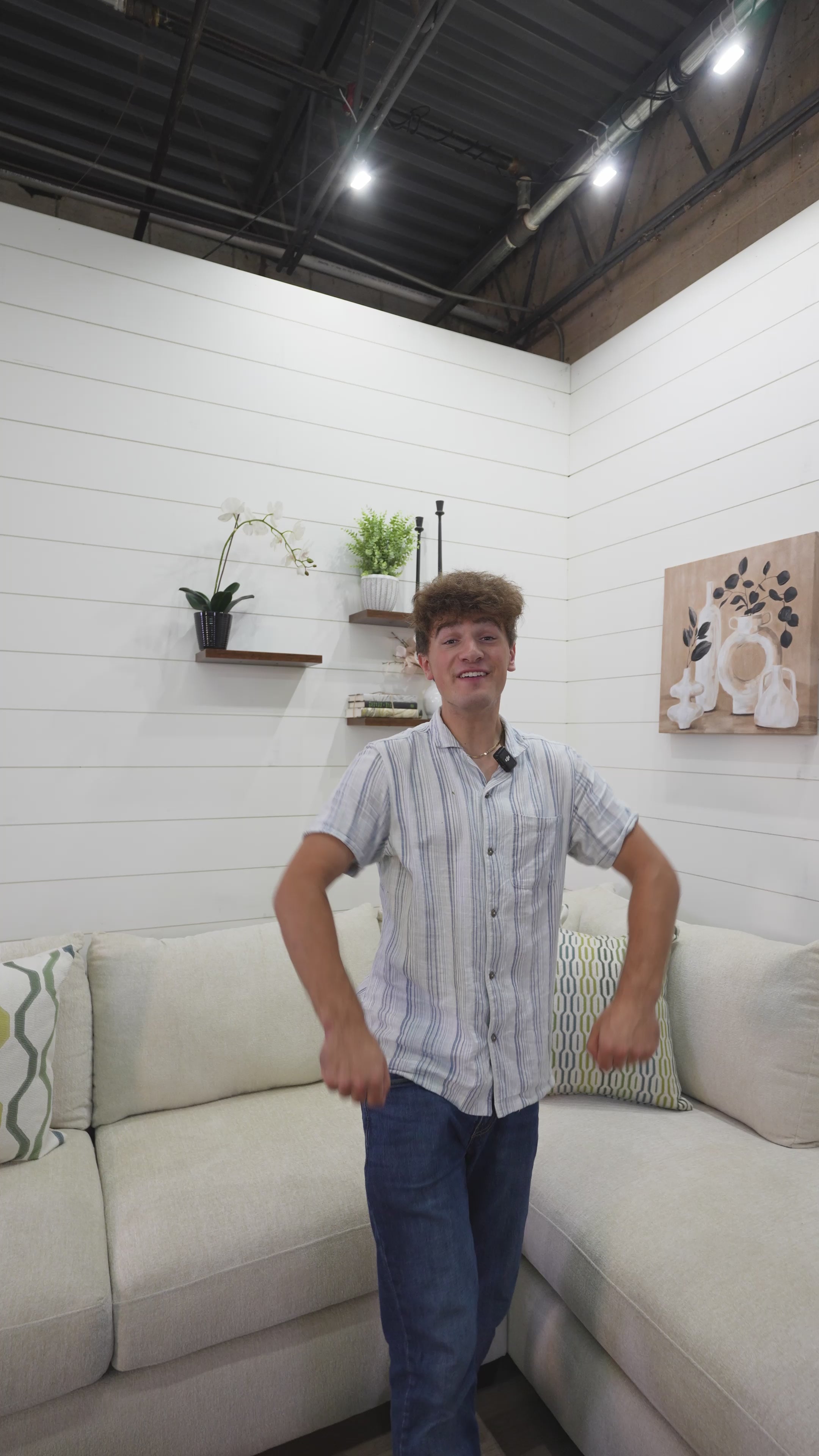 🔥 BF SPECIAL! - Sahara Cream Two Piece Chaise Sectional